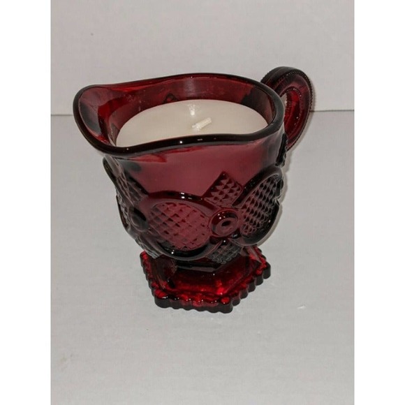 Vintage Avon Cape Cod Collection Creamer with Meadow Moon Candle in Box New - Picture 3 of 7